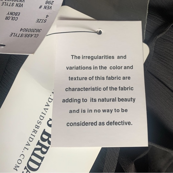 NEW Vera Wang WHITE Gown 4 Black Godets  Formal Whimsygoth Dark Romantic - Picture 13 of 13